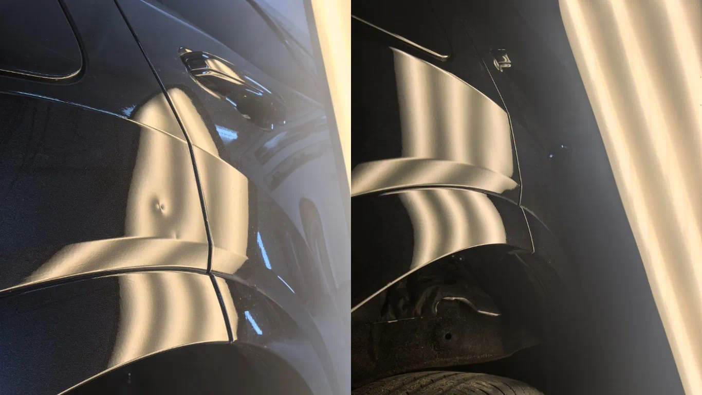 ремонт вмятин