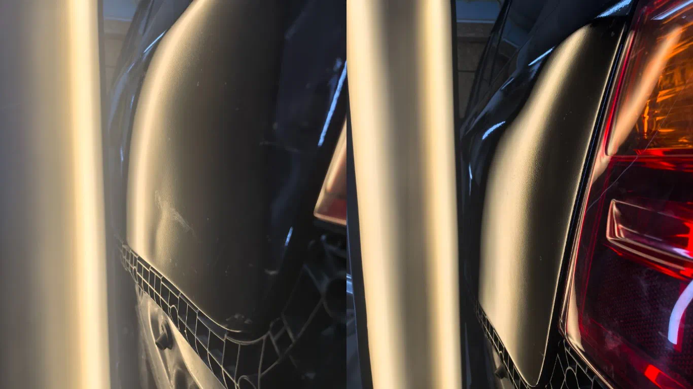 выравнивание вмятин на автомобиле